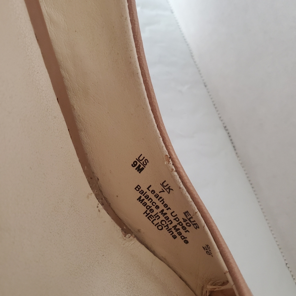 Franco Sarto tan/nude wedges - Picture 6 of 9